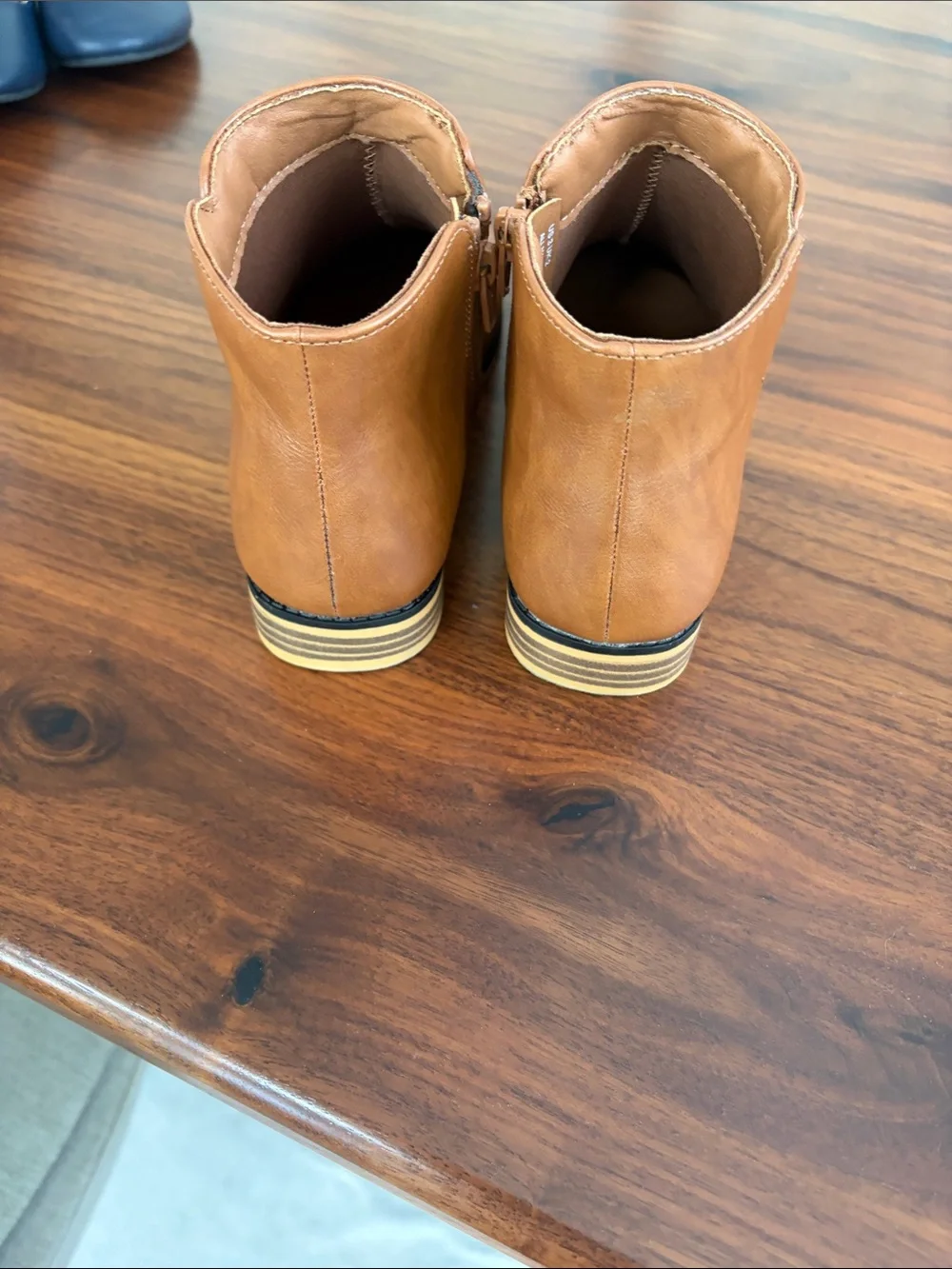 Source Unknown Kids Tan Ankle Boots